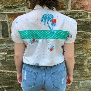 Vintage Tropical Blouse